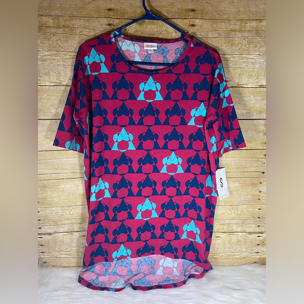 NWT LuLaRoe Tunic Disney Irma MINNIE MOUSE Size S